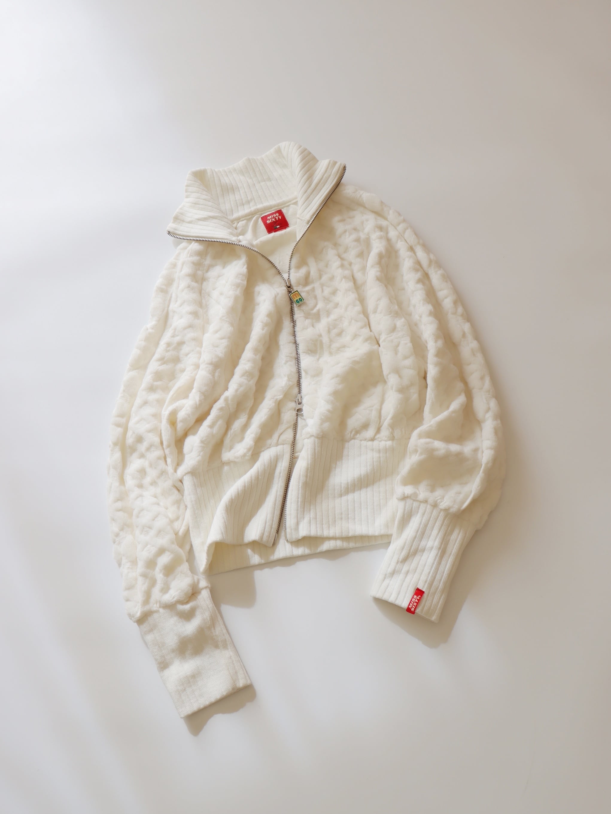 ●90-00s made in ITALY MISS SIXTY jacquard jersey top