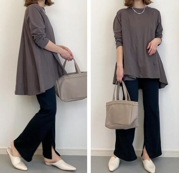 夏新作 レディース トップス Tシャツ 長袖 ゆったり ブラウス 上品