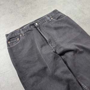 Levi's 550 black denim "made in USA" W36L31相当 古着