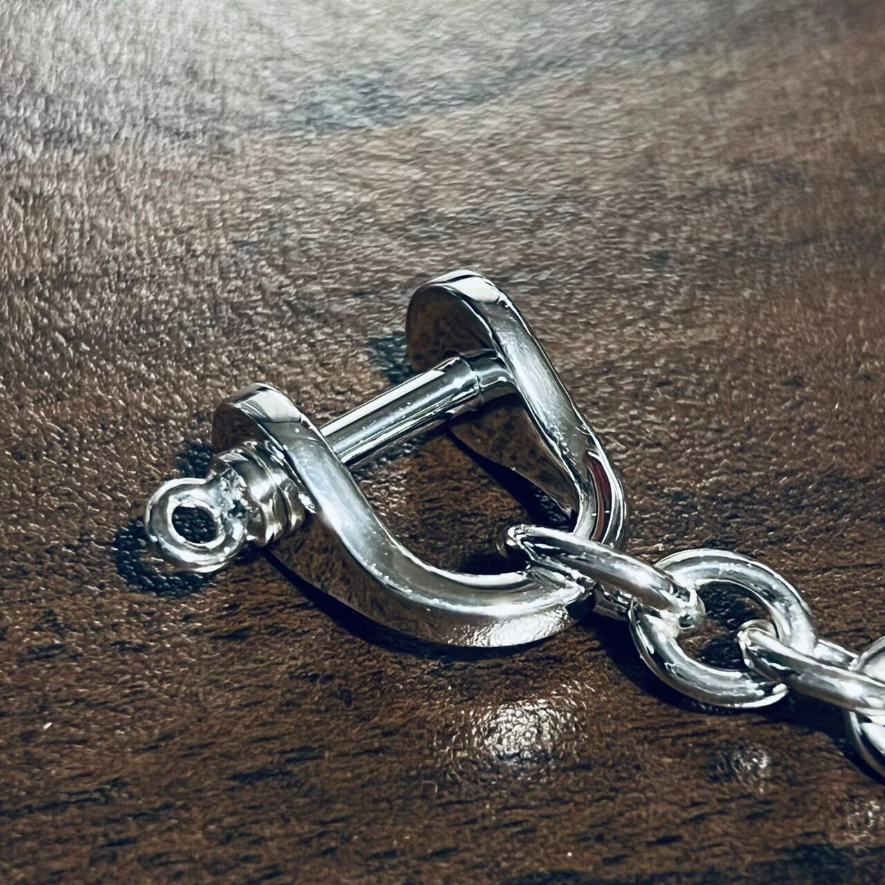 VINTAGE TIFFANY & CO. Double Shackle Key Chain Sterling Silver ヴィンテージ