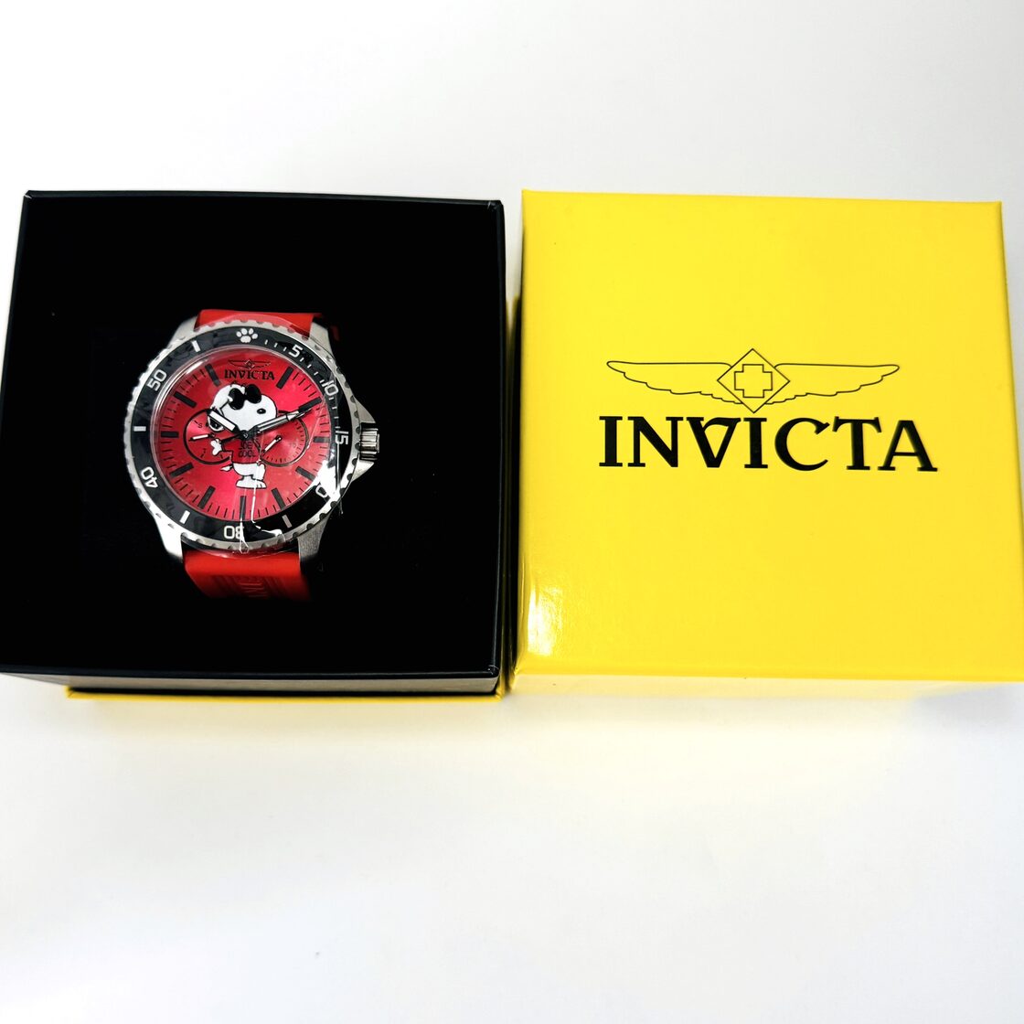新品】インビクタ/腕時計/スヌーピー/防水100m/スモセコ/カレンダー 