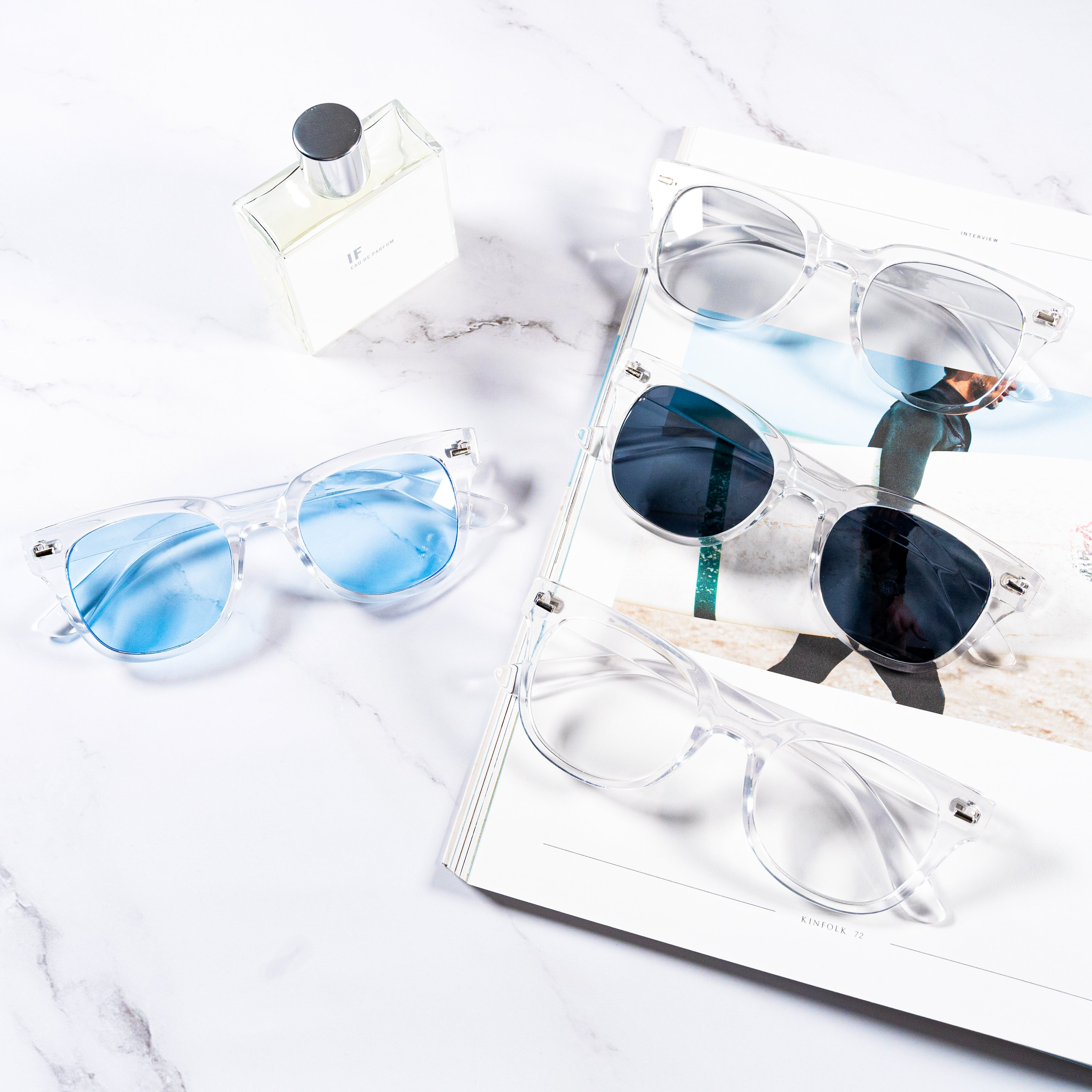 ウェイファーラー クリア サングラス | soleil1995