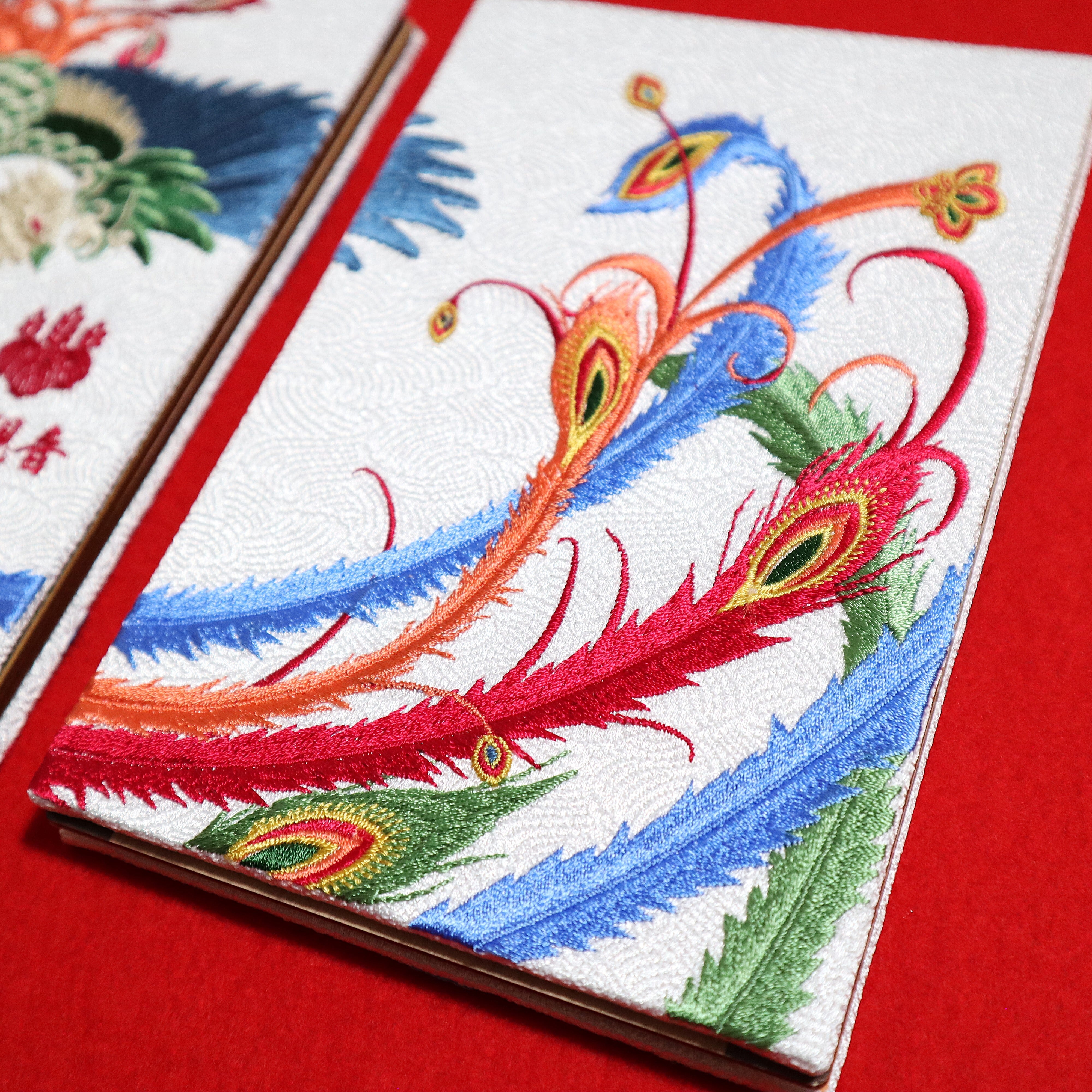 豪華本刺繍一枚絵『鳳凰桐紋御朱印帳』 | 津観音