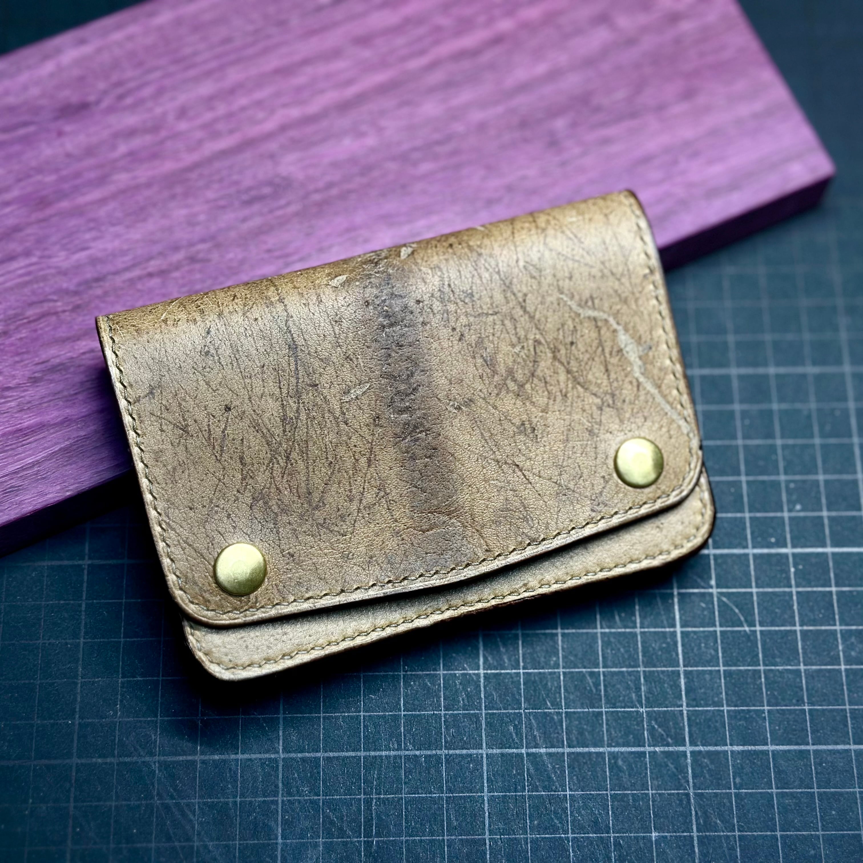 ショートトラッカーウォレット STW-01【KUDU / スタンダードウォッシュ