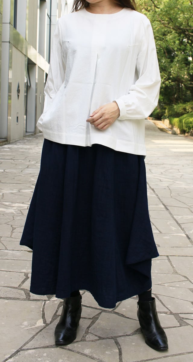 【ワーキングオフィス】スカート(藍)