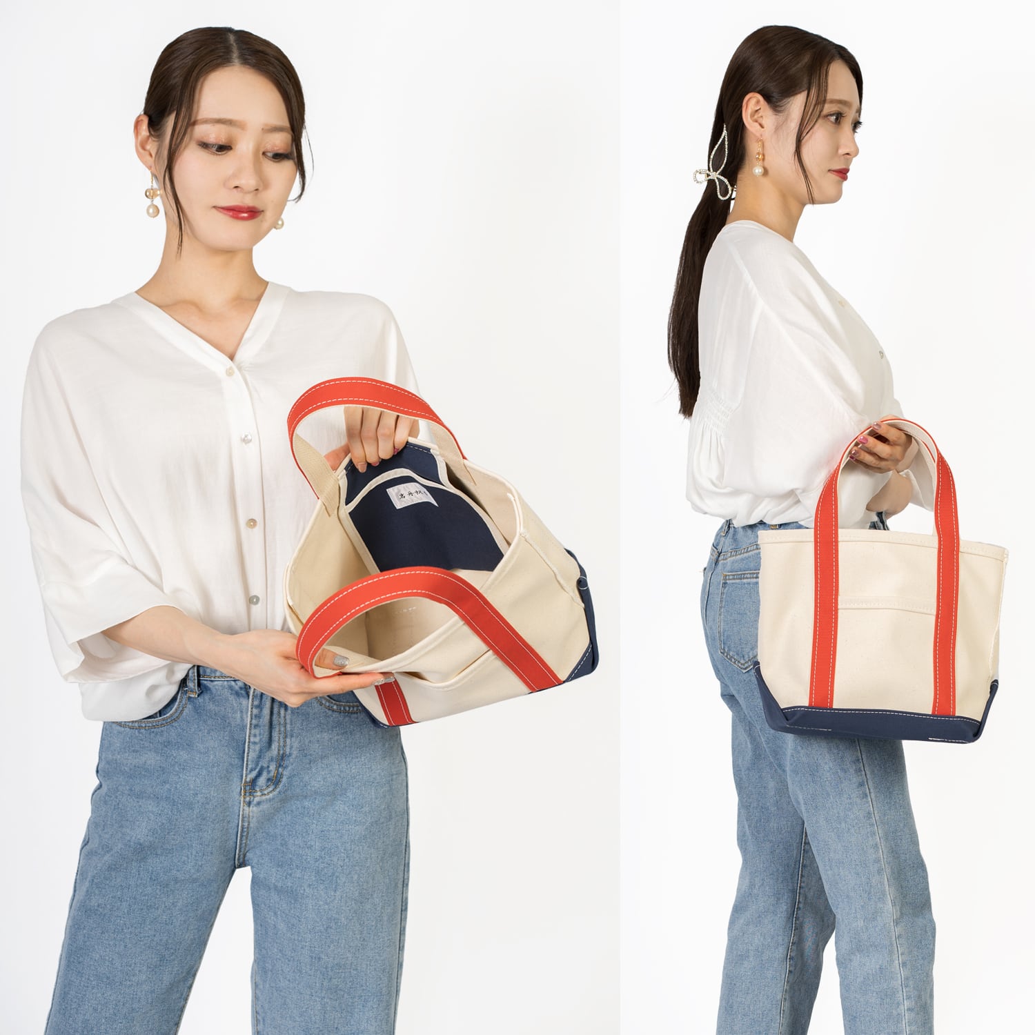 日本製】帆布 キャンバス トートバッグ Sサイズ Ship and Rock Basic