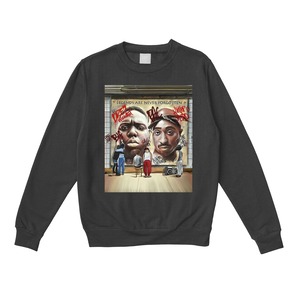 2pac.biggie.Crewneck sweat (black/white)