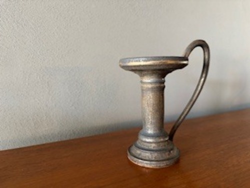 加藤あゐ　キャンドルスタンド・ブロンズ