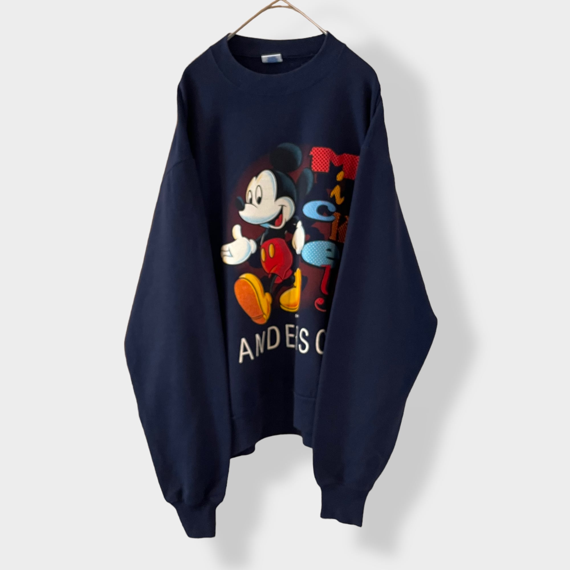 VELVA SHEEN】90s USA製 Disney ディズニー ミッキーマウス プリント ...