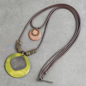 Circle Two Strand Necklace / サークル ツー ストランド ネックレス