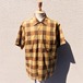 60's S/S Open Collar Cotton Shirts／60年代  半袖 オープン カラー コットン シャツ