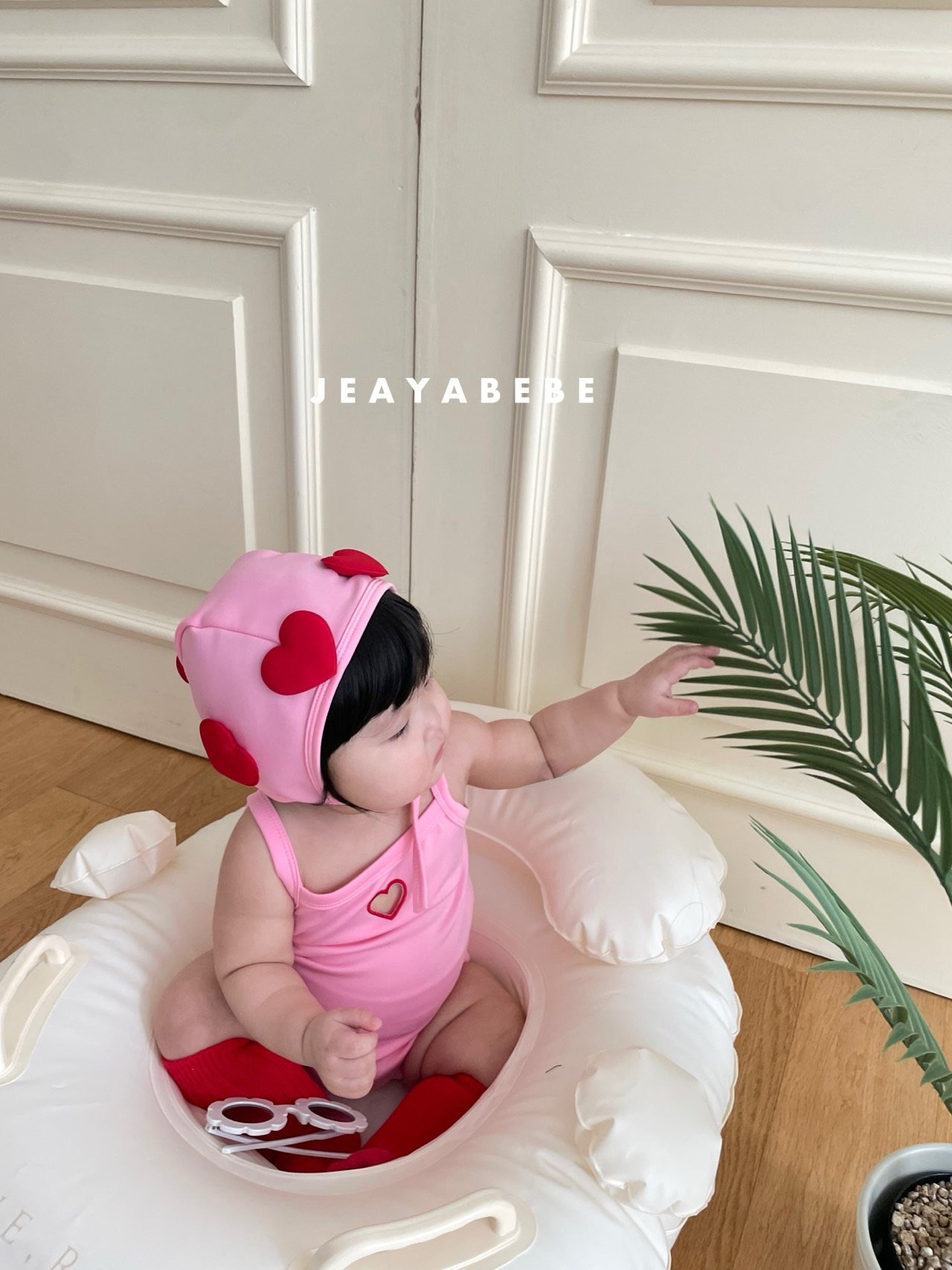 [JEAYABEBE] My Mimi Swimwear (Pink) / [재야] 마이미미수영복(핑크)