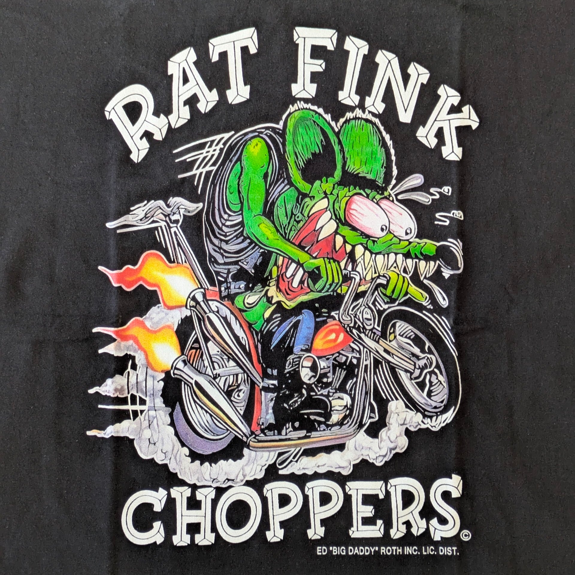 【 RATFINK（ ラットフィンク ) 】『 CHOPPERS 』Tシャツ / BLACK〚アメリカン雑貨 アメトイ〛
