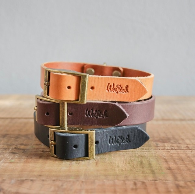 Wolfish Store レザーカラー L〖 即納 〗