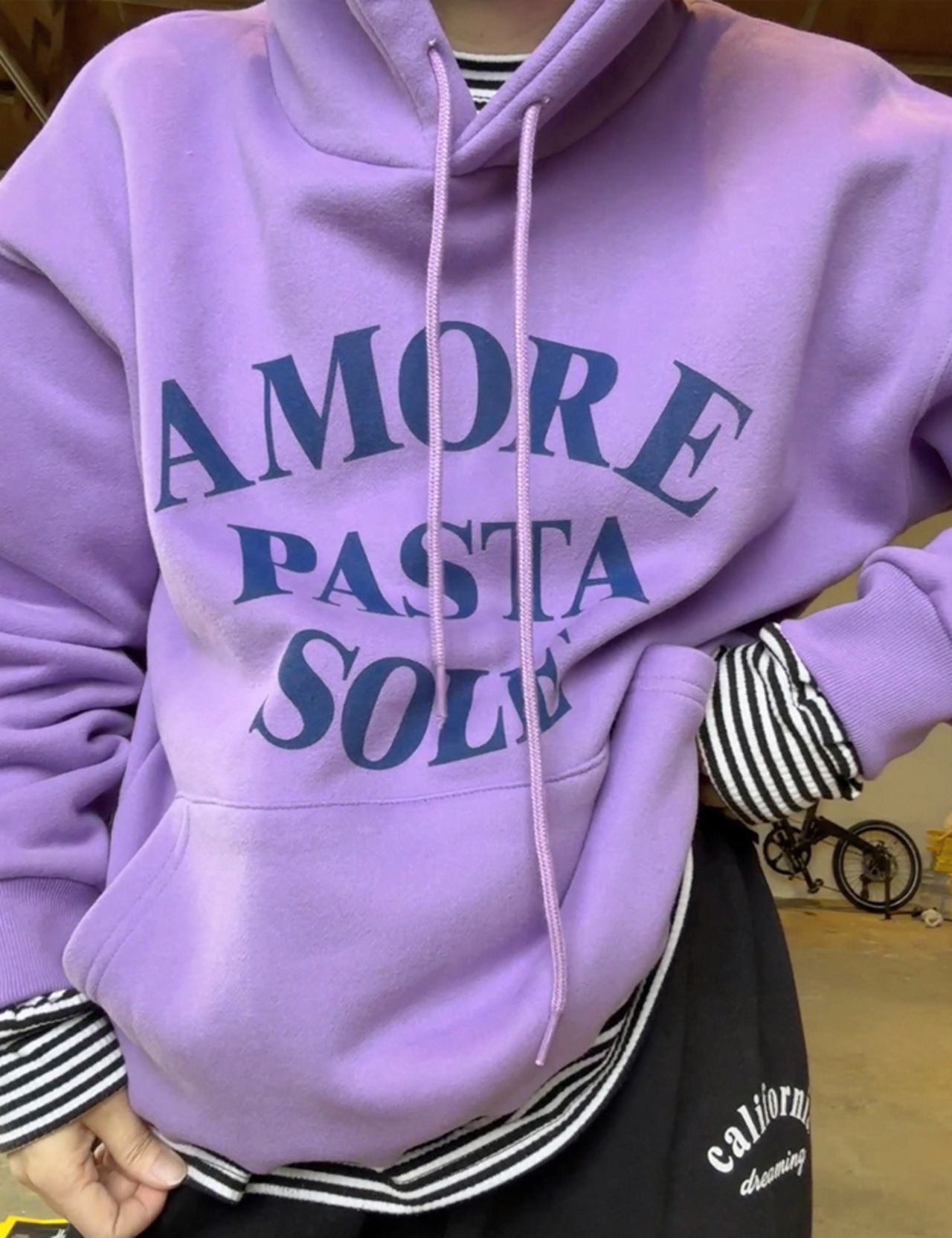 【新作5％OFF・3日間】裏起毛・Amore Parka_5colors