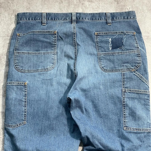 20s メキシコ製 デニム ダブルニー Carhartt 38×36 詳細写真13