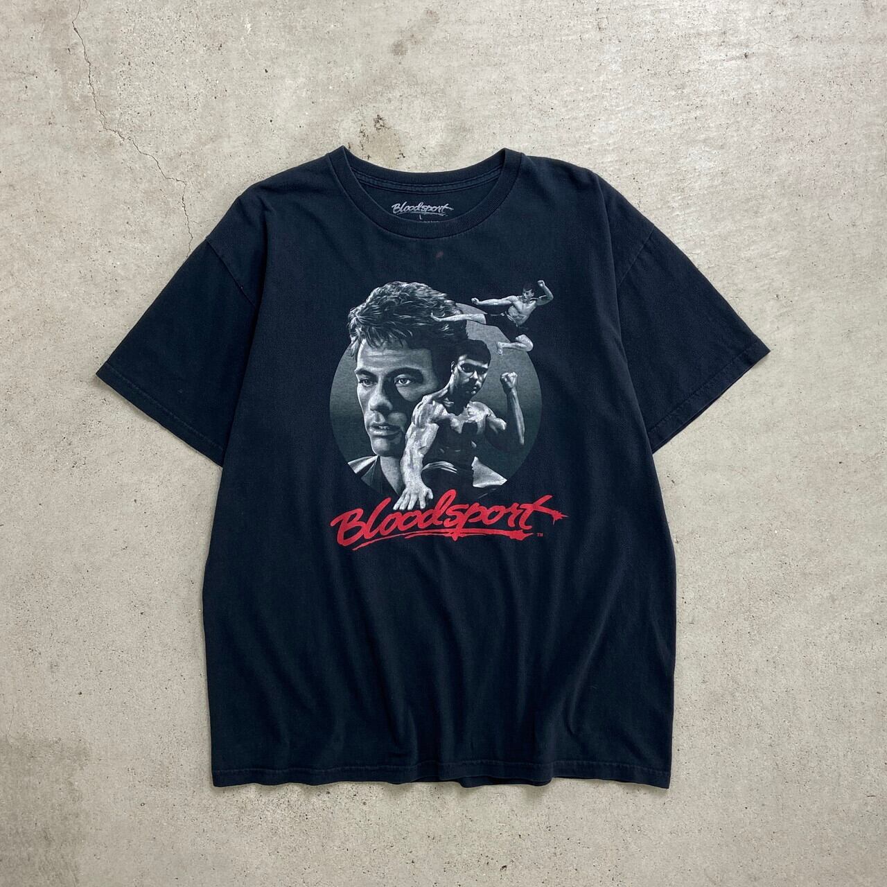 00年代 Bloodsport ムービープリントTシャツ メンズL 古着 00s 映画