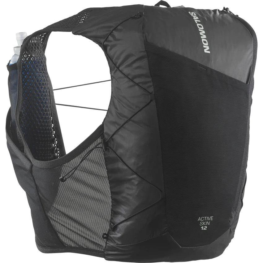 サロモン　アクティブスキン12 サロモン / アクティブスキン 12（Black/Metal） | 道がまっすぐ