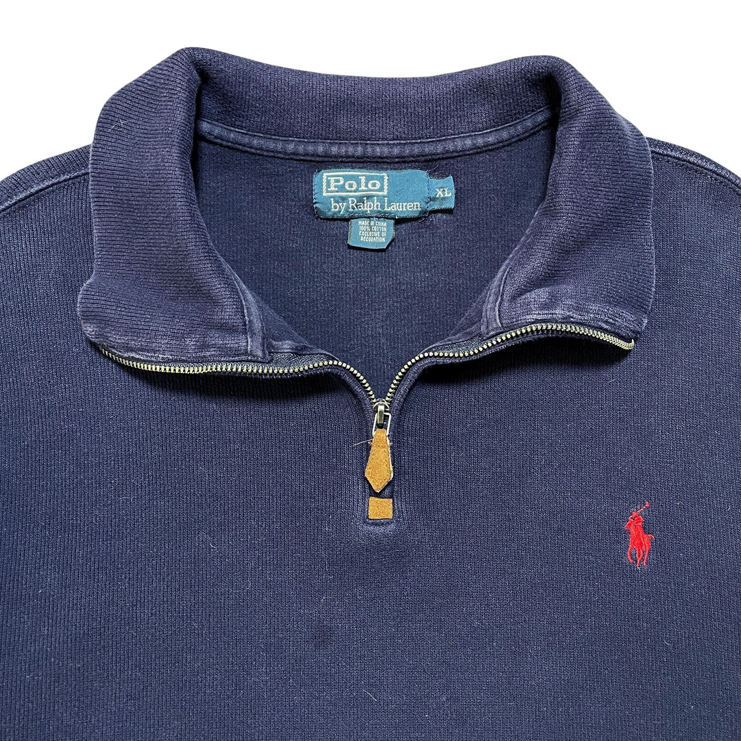 USA 古着 ポロ ラルフローレン ハーフジップ コットンニット スウェット 古着通販 サイト | IDENTITY official web store (アイデンティティー)