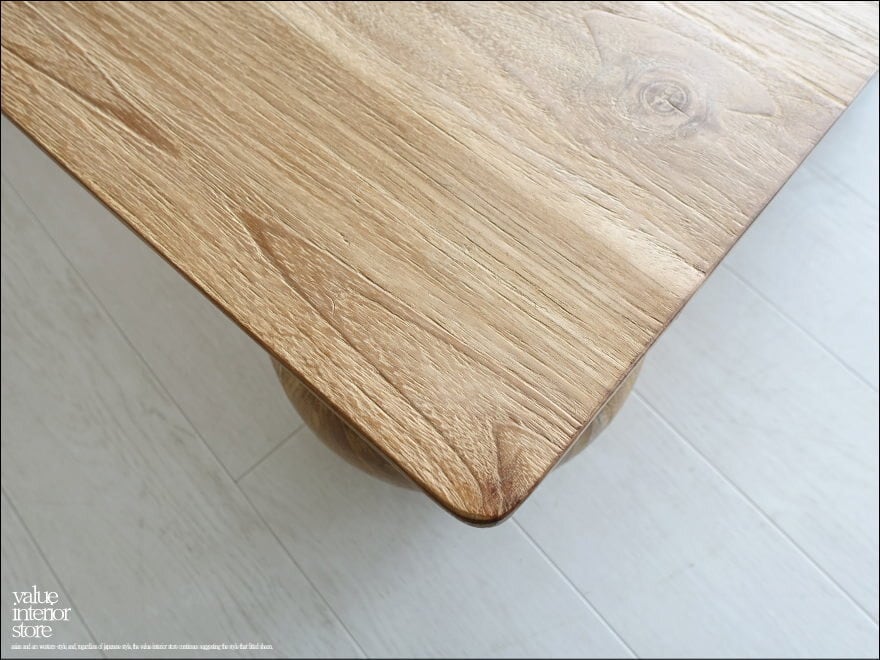 チーク無垢材 リビングテーブルballe 座卓 センターテーブル コーヒー