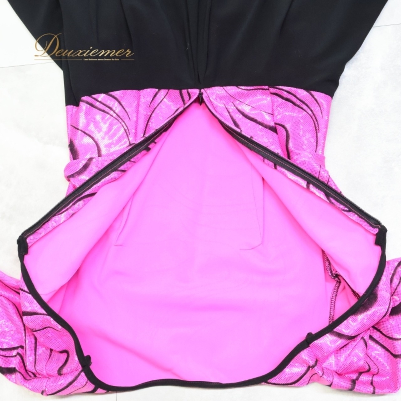 社交ダンス 衣装 スタンダードドレス ワンピース ドレス ピンク系 パープル系 ブラック系 黒 ピンク 紫 レース ダンス パーティ 発表会 光沢感 ダンスドレス 発表会ドレス パーティドレス レディース おしゃれ エレガント