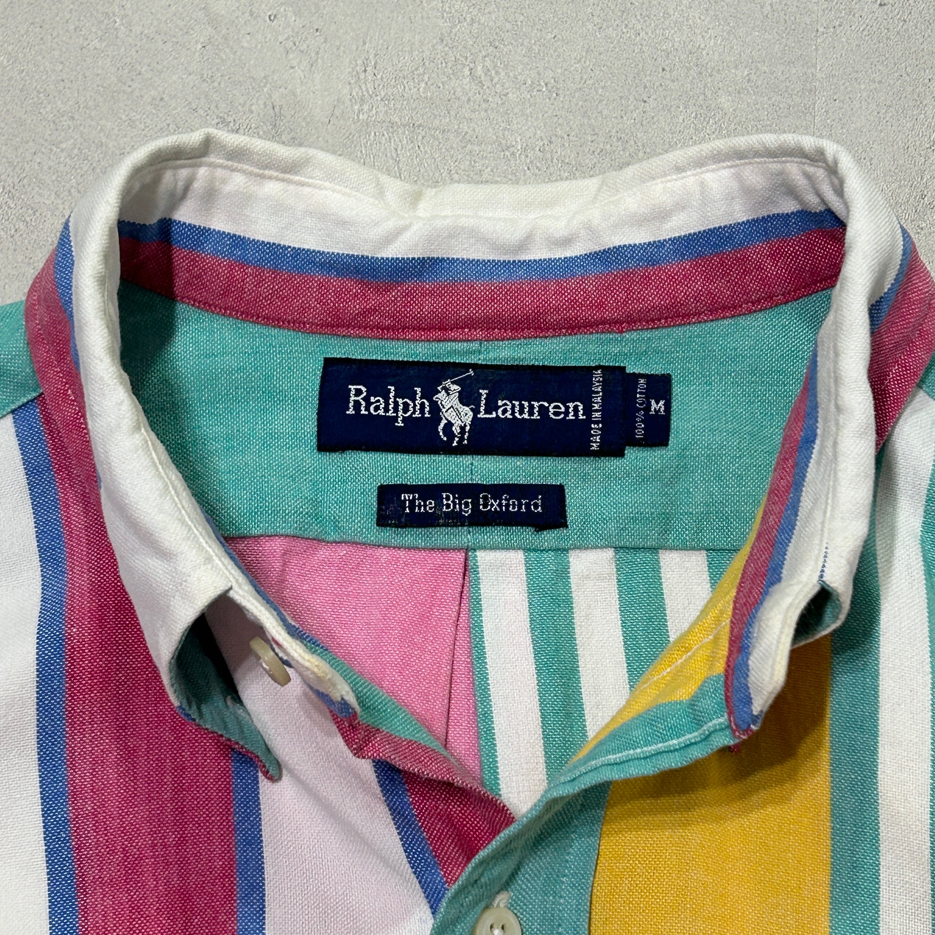 90s big polo USA製 オックスフォードシャツ AH.H 90s Polo
