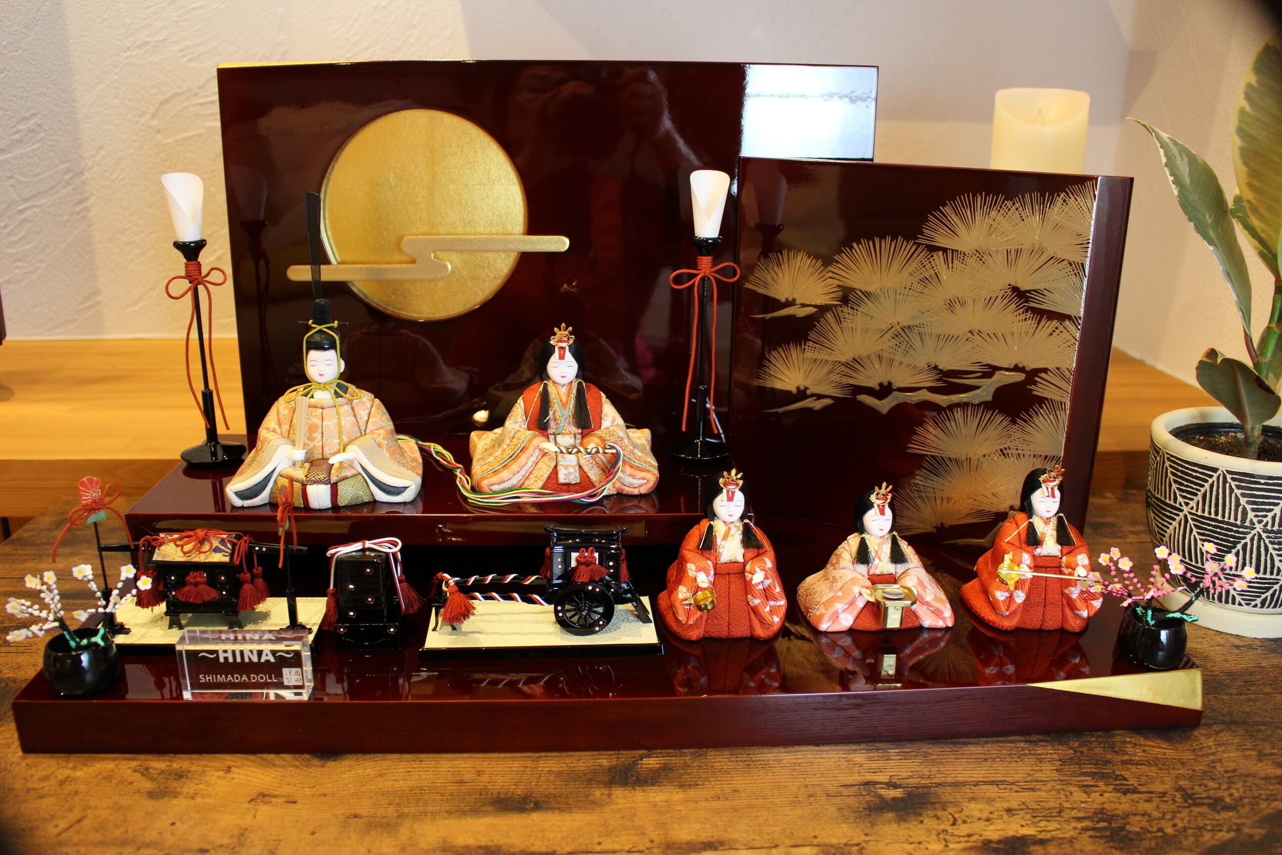 雛人形 木目込人形「葵」五人飾り 二段飾り | SHIMADA DOLL 雛人形 木目込人形「葵」五人飾り 二段飾り | SHIMADA DOLL