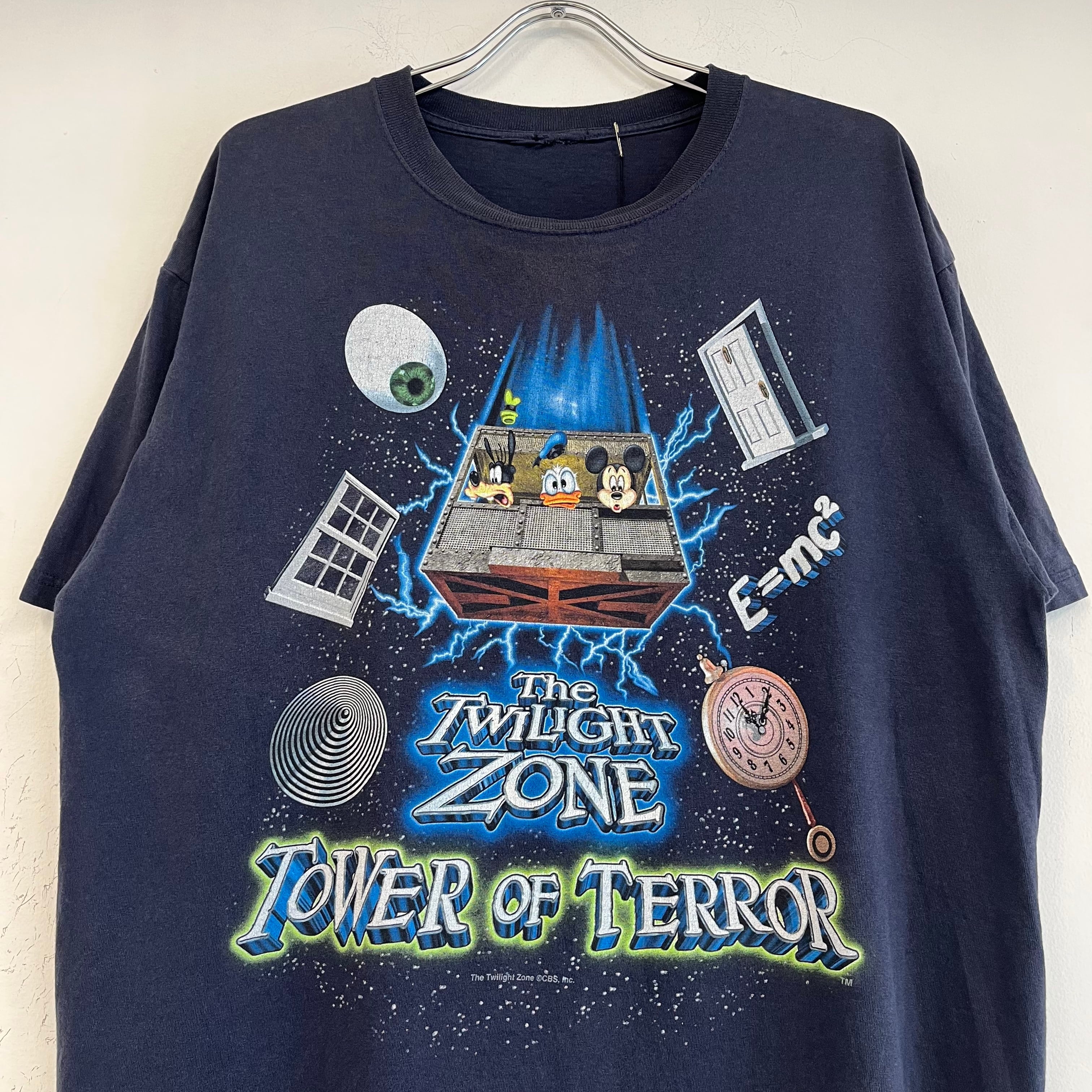 Disney “Tower of Terror” used s/s tee SIZE:- S4 | one day store