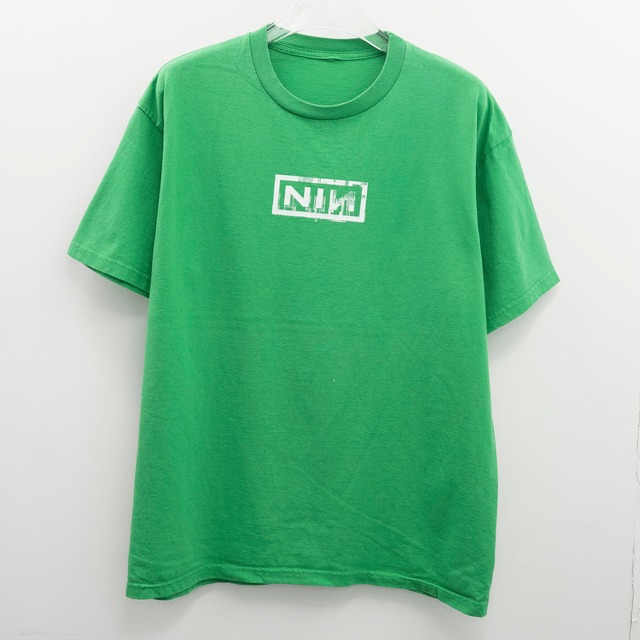 Nine Inch Nails " Local Crew 2006 Green " Cut Tag FIts XL 【E7-28】