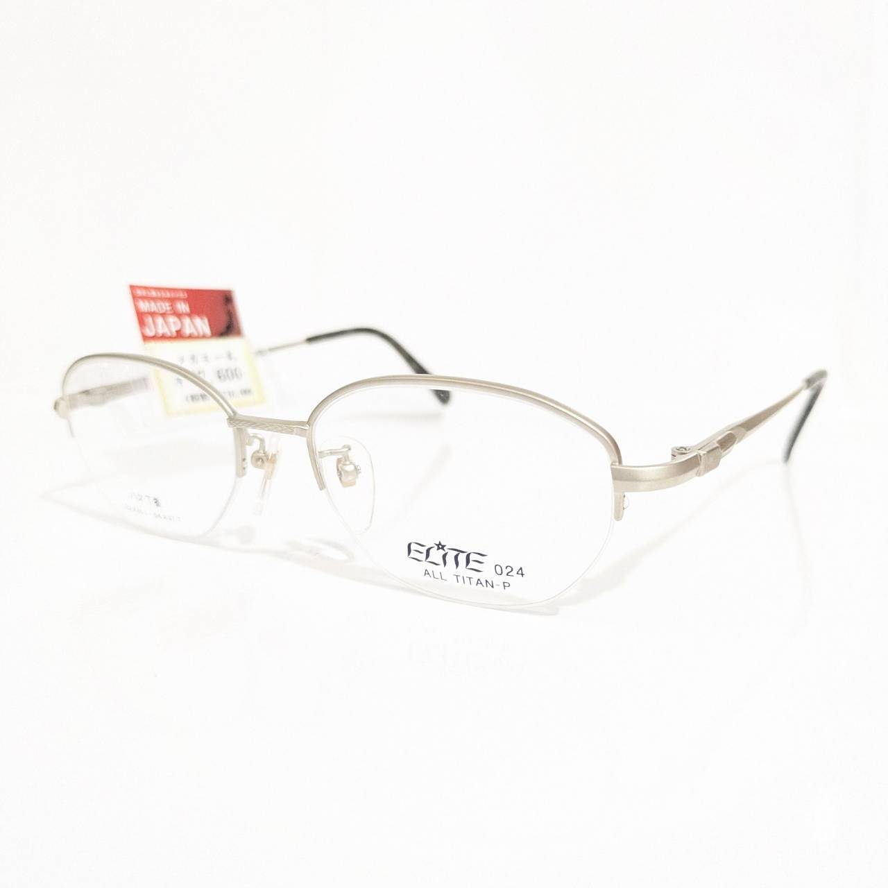 【ELITE】オーバルナイロールフレーム マットシルバー