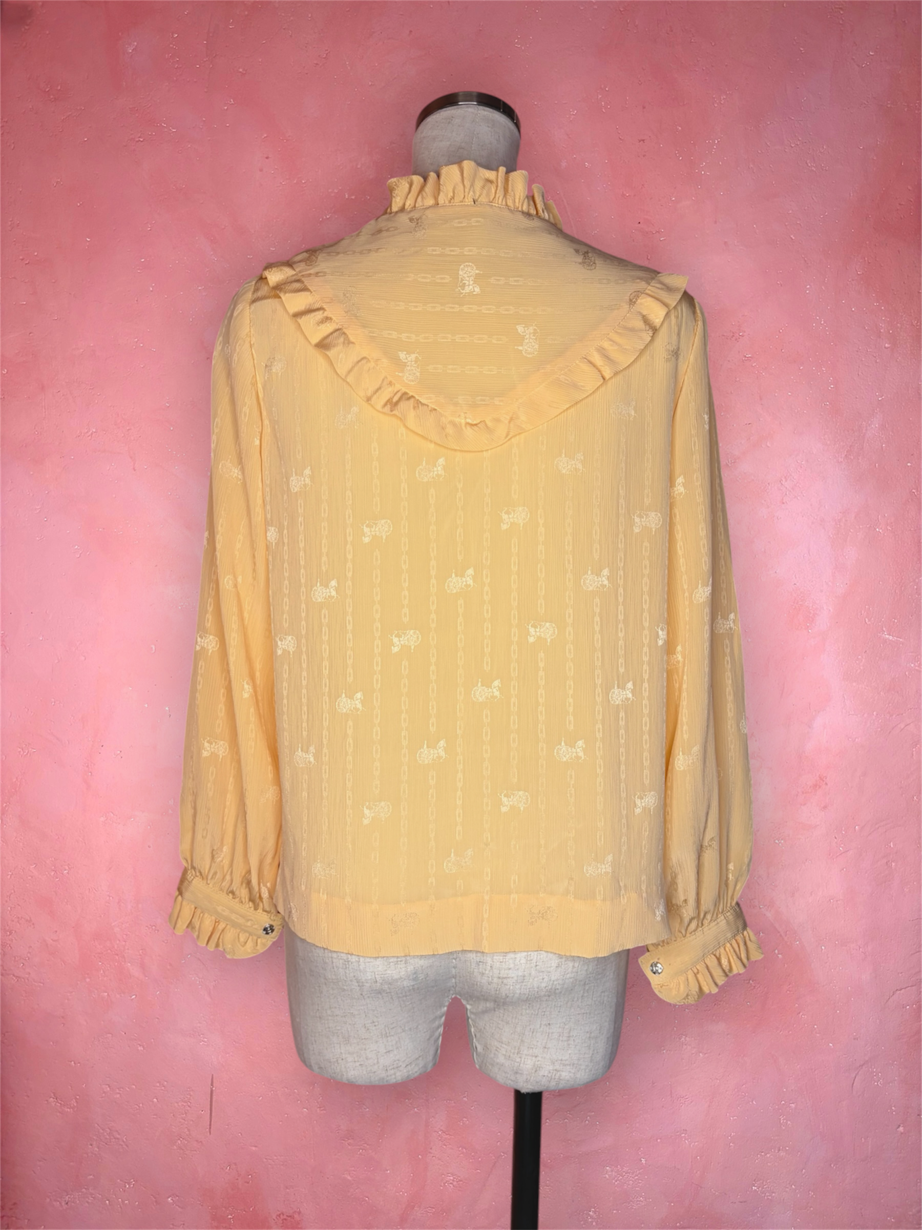 used frill blouse