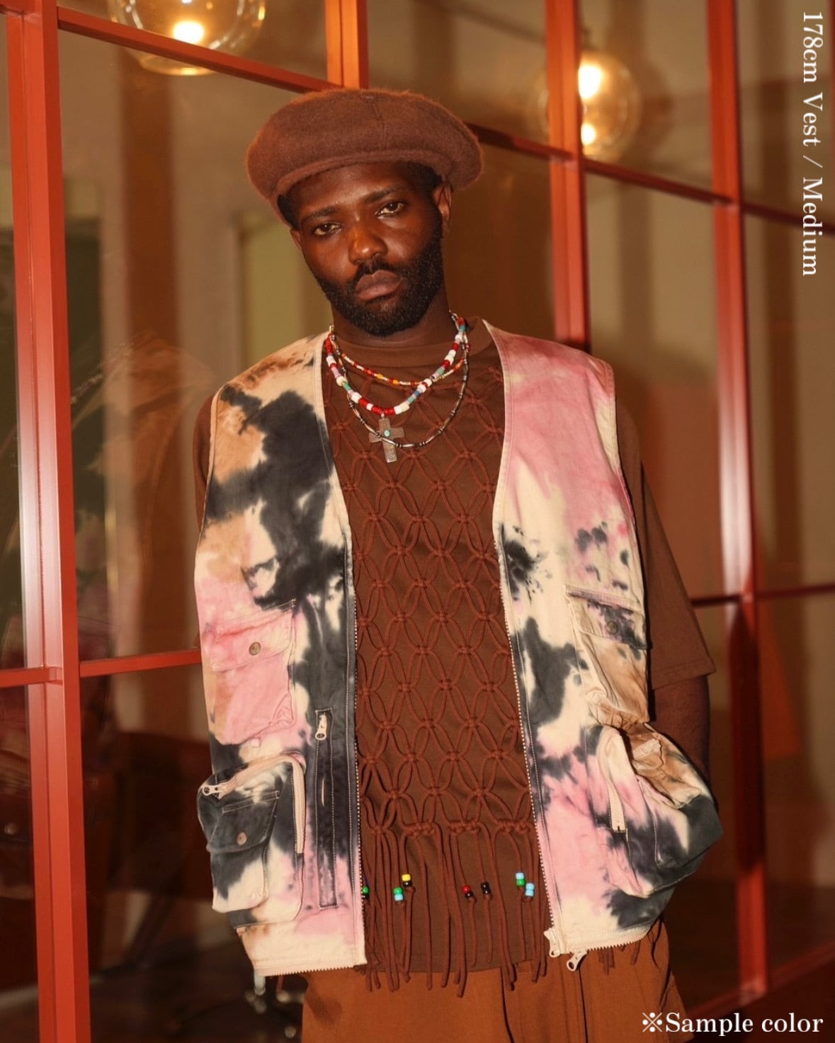 Flower Cord Vest/フラワーコードベスト | AMBERGLEAM Flower Cord Vest/フラワーコードベスト | AMBERGLEAM