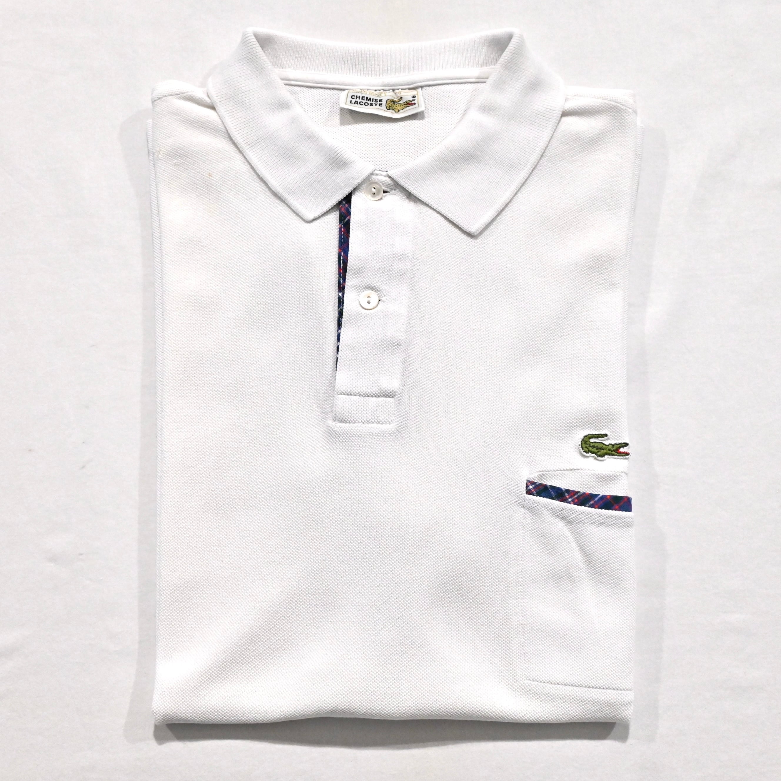 ヴィンテージ LACOSTE ポロシャツ フレラコ 80's フランス製 28e81ed760c3a6f98daaa2bc479d23