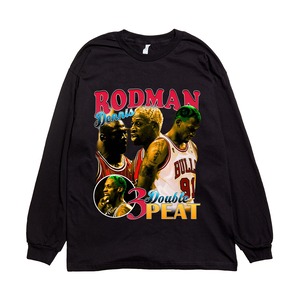 Rodman Rap Tee2  L/S (black)