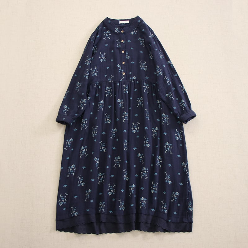 ダブルガーゼ 花柄ワンピース 7col Y 260099 | Raglana