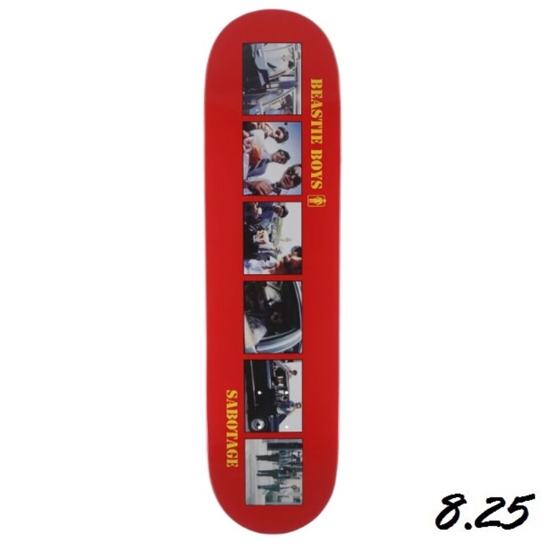 Girl Skateboards x Beastie Boys Sabotage 8.25インチ Skateboard 