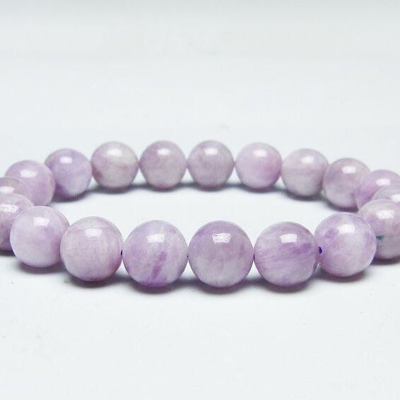 クンツァイト ブレスレット 11mm ミルキークンツァイト ブレス 一点物 メール便可 [M便 1/10] 111-46403