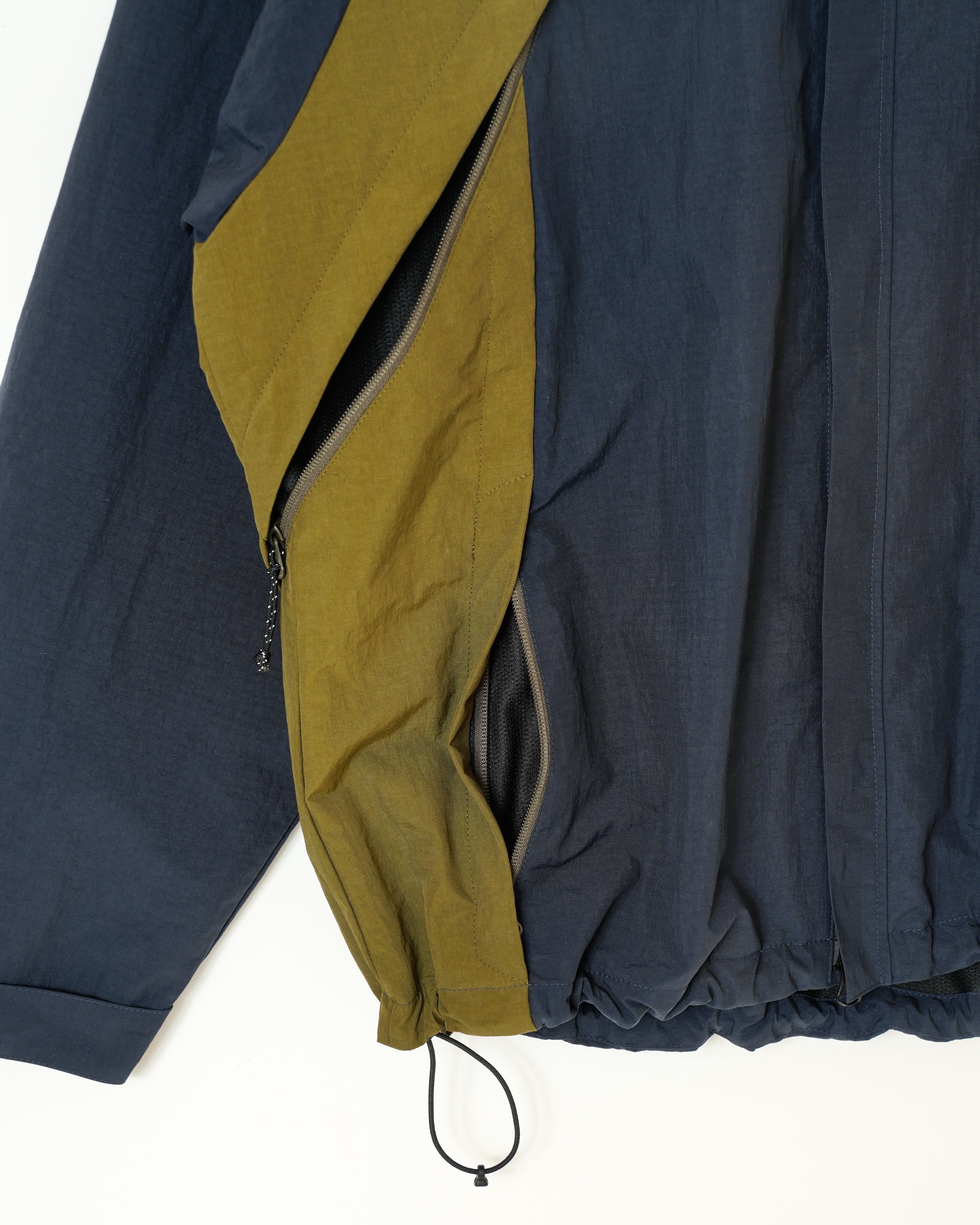 OPTSTUFF] SHELL PARKA (NAVY×KHAKI) | OPTSTUFF