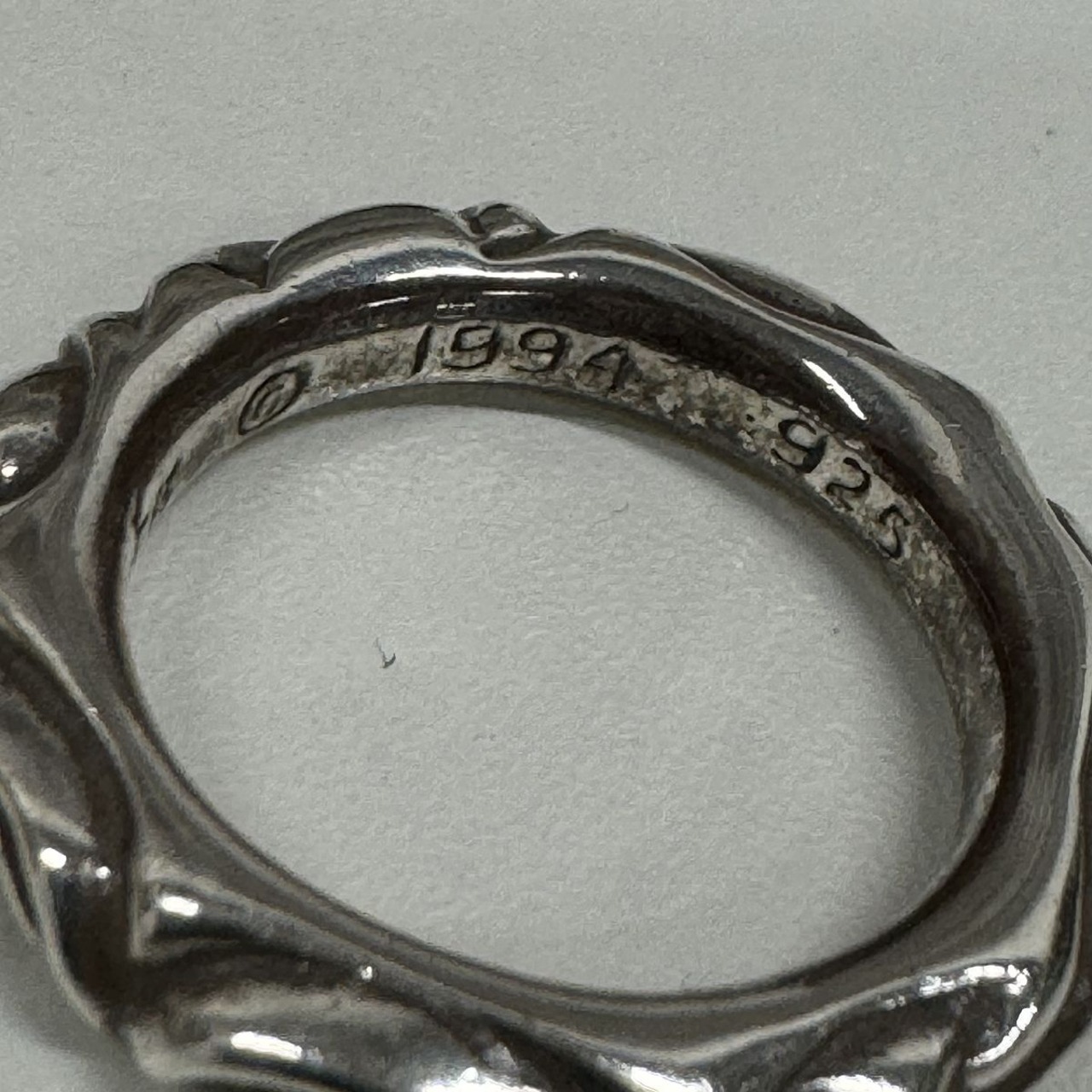 インボイス原本】CHROME HEARTS/クロムハーツ SCRL BAND/スクロール 