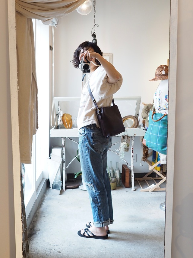 AMERICA 1990’s OLD COACH leather shoulder bag