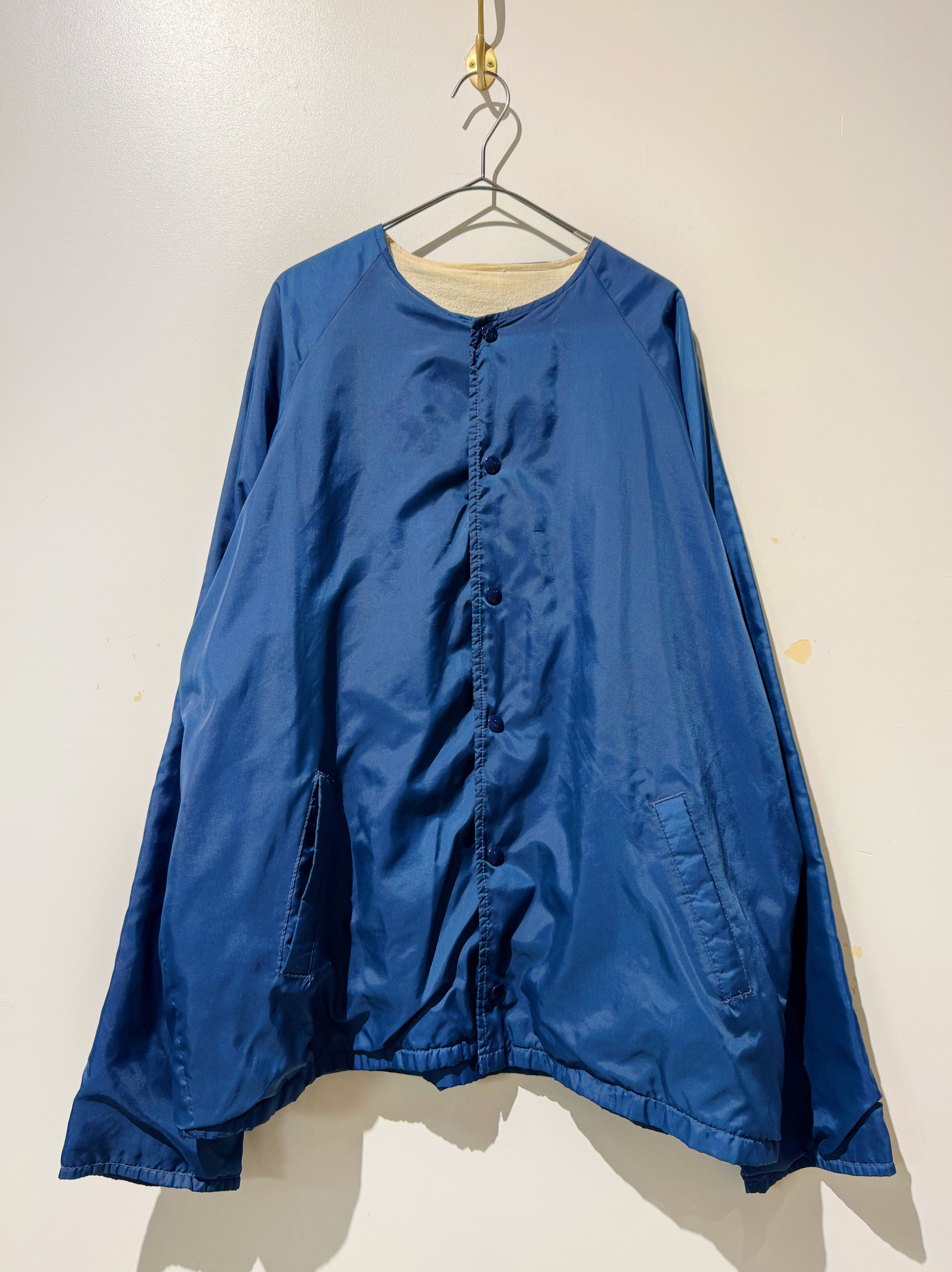 (OT1175)full button no collar jacket