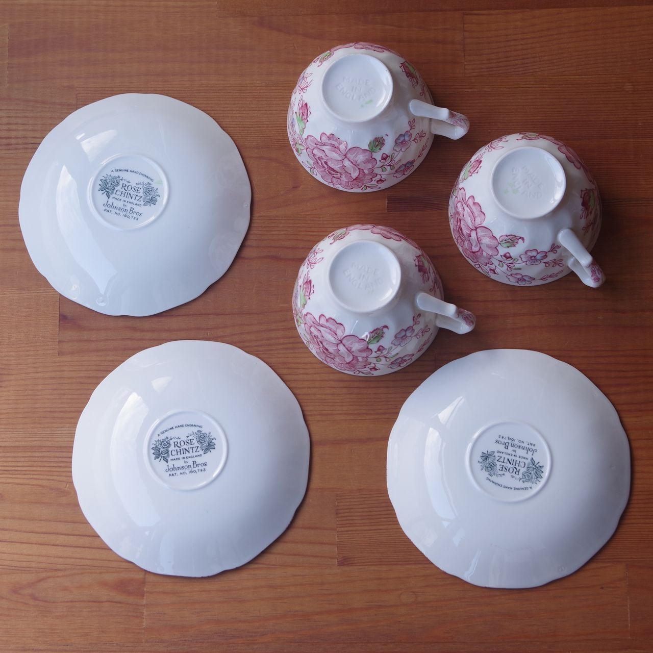 ジョンソンブラザーズ ローズ チンツ 食器セット カップ ソーサー プレート ジョンソンブラザーズ ローズチンツ ティーカップ&ソーサー