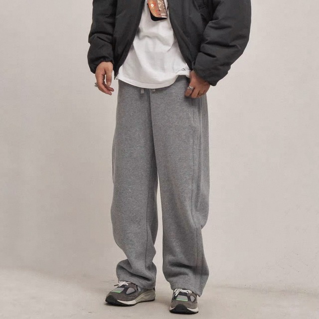 Wide leg sweat pants 1229