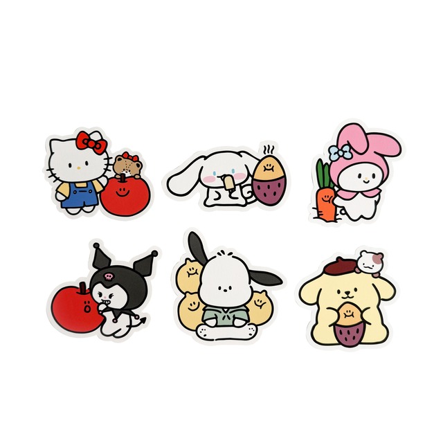 [second morning × sanrio characters]  型抜き ポストカード （全6種）