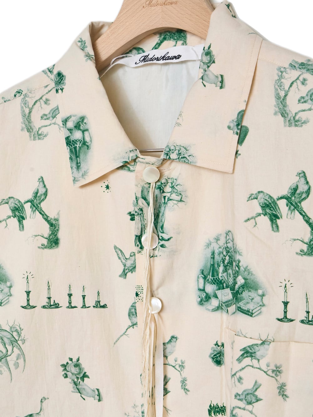 即完売　midorikawa 26ss Shirt drizzler 26SS】Midorikawa LINING SHIRT(CANDLE) MID26SS-SH01B | IAAAM ONLINE