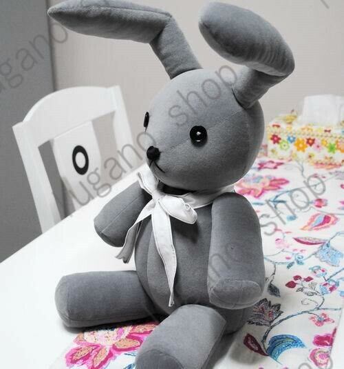 動作確認済み　春日野穹がしゃべる! 春日野穹のお気に入り 黒うさぎ ぬいぐるみ D256 ヨスガノソラ 縁の空 春日野 穹 ウサギ 風 ぬいぐるみ コスプレ