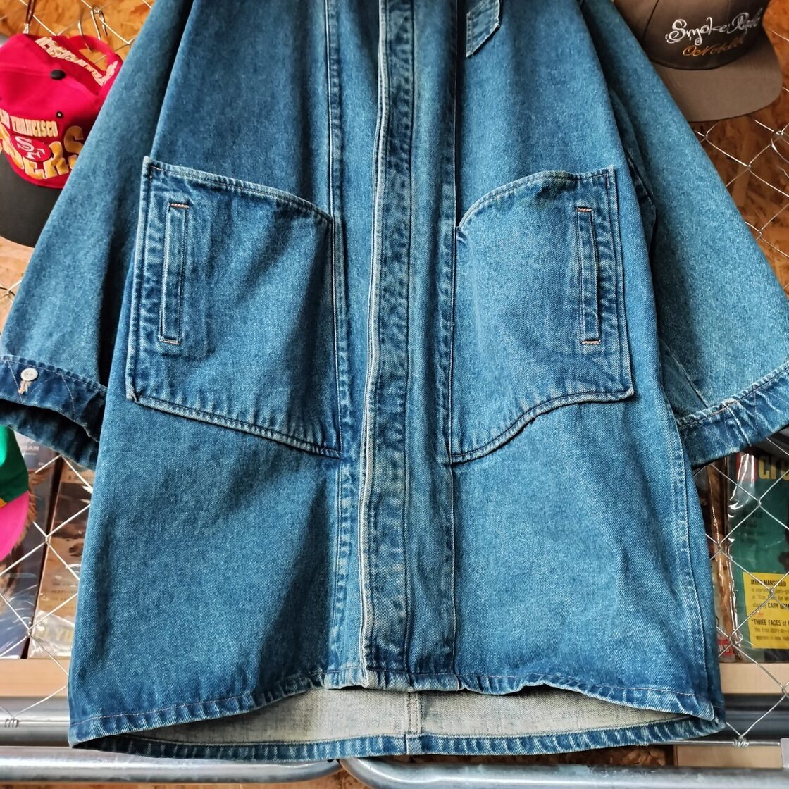 90s ヴィンテージ デニムコート ロングコート 古着 【V49】 | Pay ID