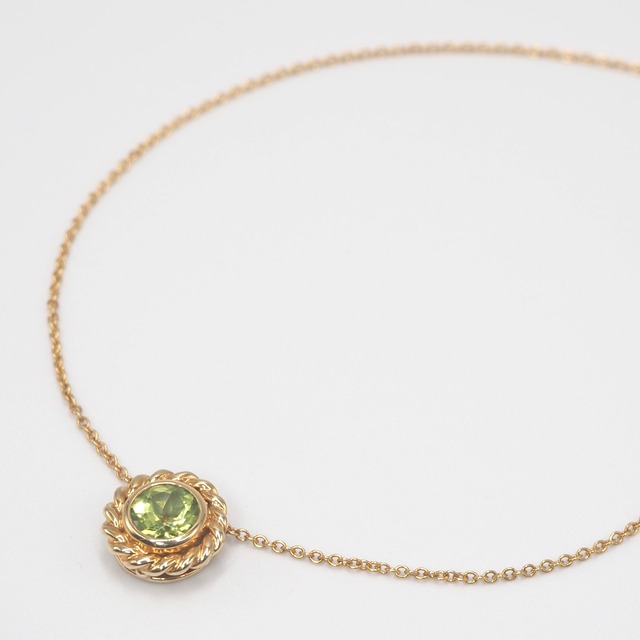 Tiffany&Co. ペリドット ネックレス ゴールド K18 ティファニー