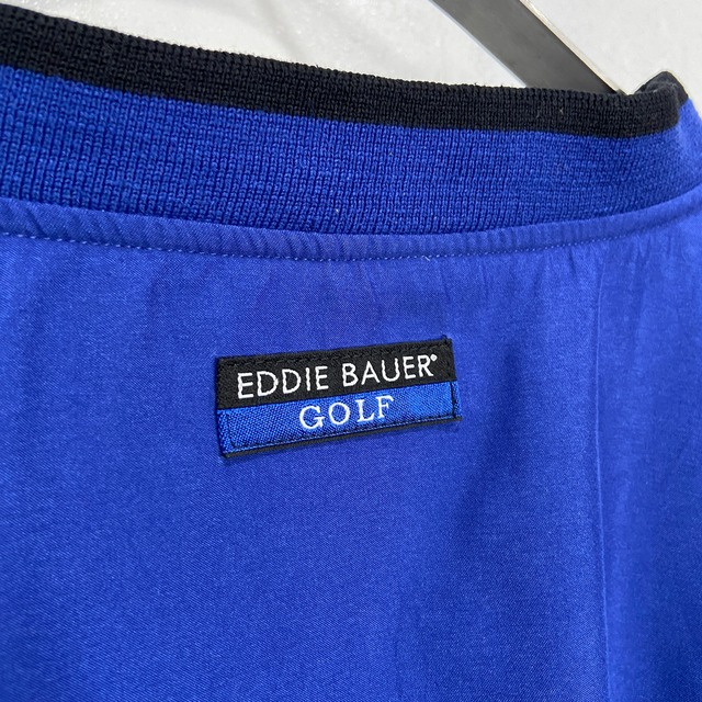 90s Eddie Bauer EBTEK ナイロンプルオーバー ブルー XL