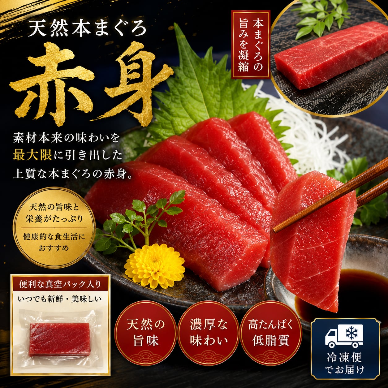 天然本まぐろ 赤身 240g